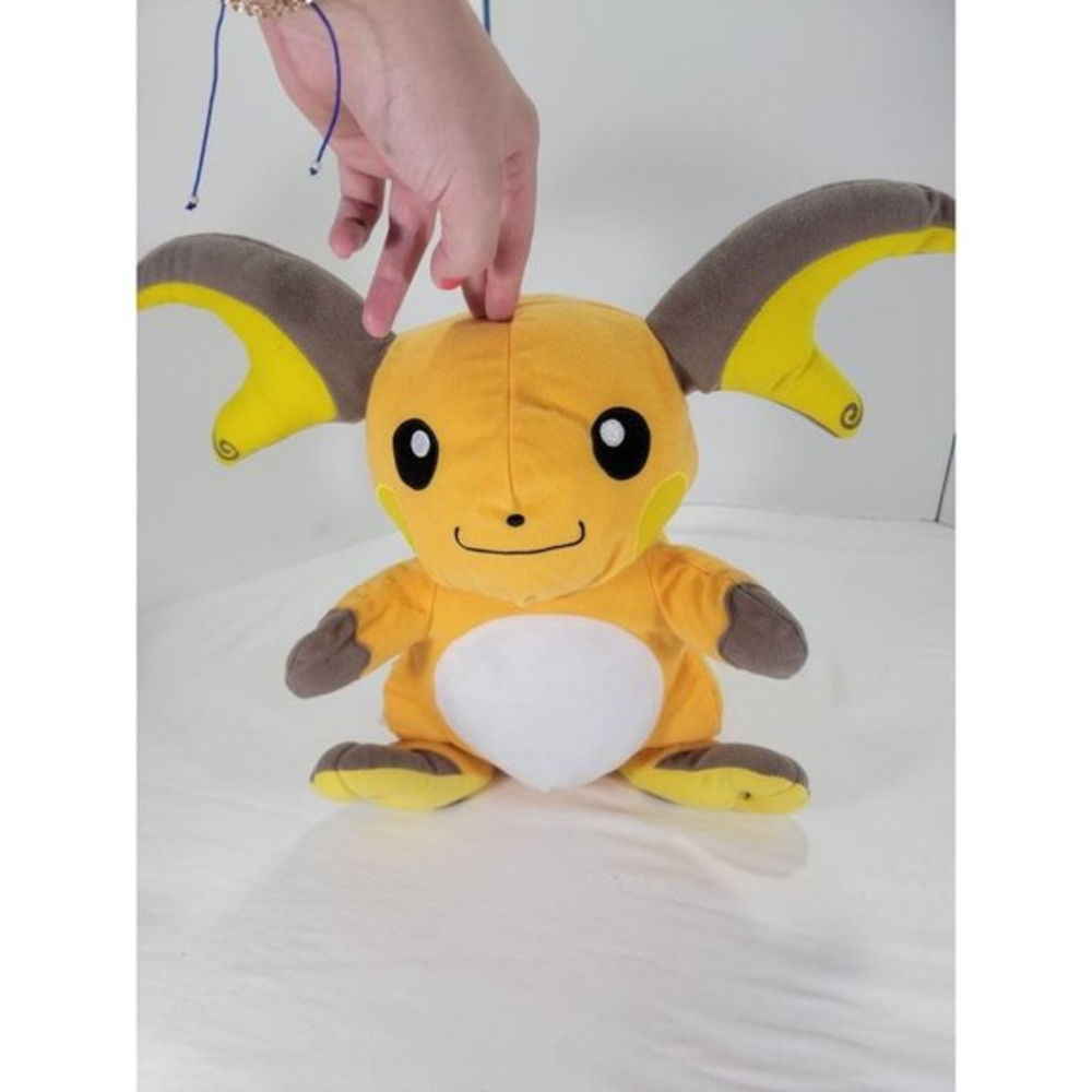 Collectible Pokemon Plush RAICHU 15 inches tall Soft Stuffed Toy. BY TOY FACTORY